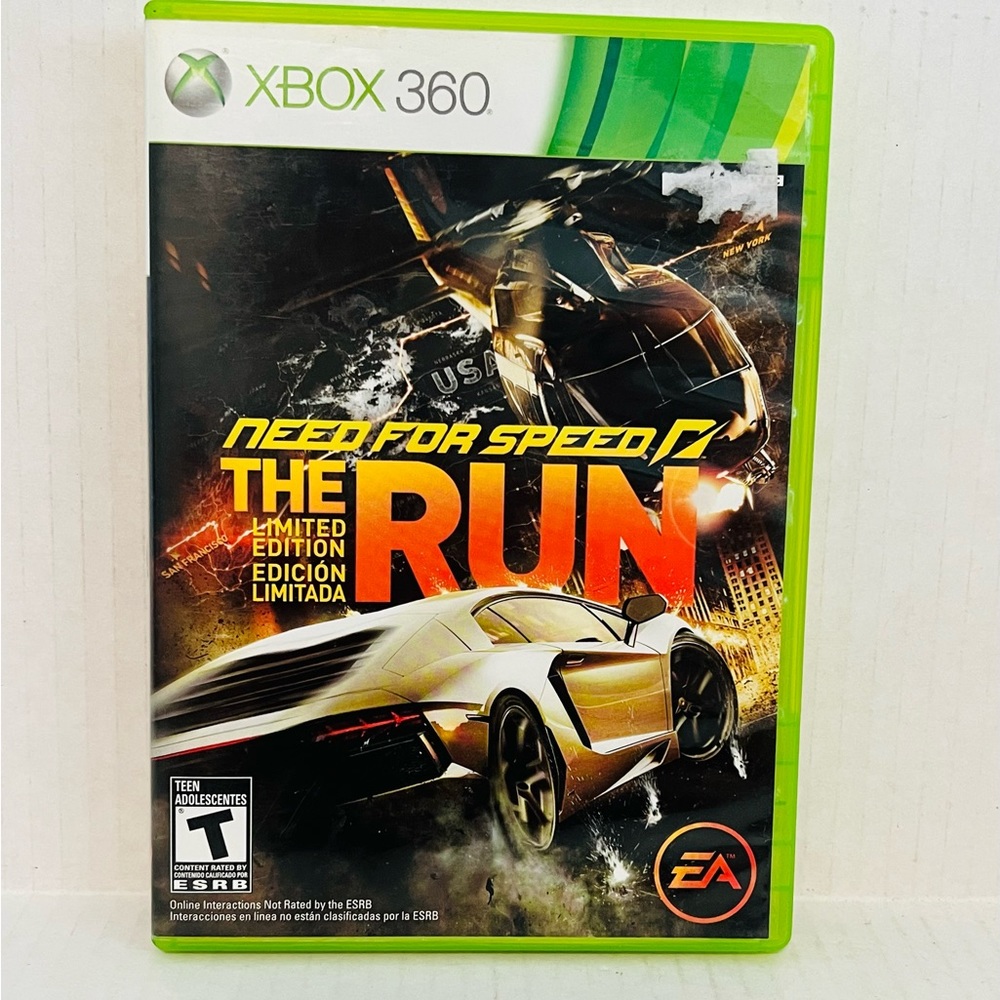 X  Box 360 Need For Speed The Run Limited Edition Video Game